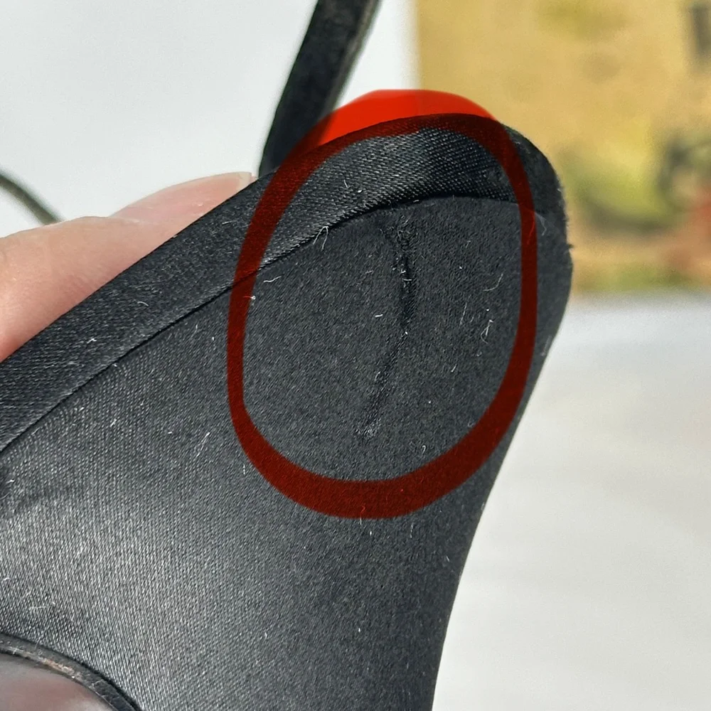 Liz Claiborne Ankle Strap Black Sandals Size 9 - Picture 14 of 14
